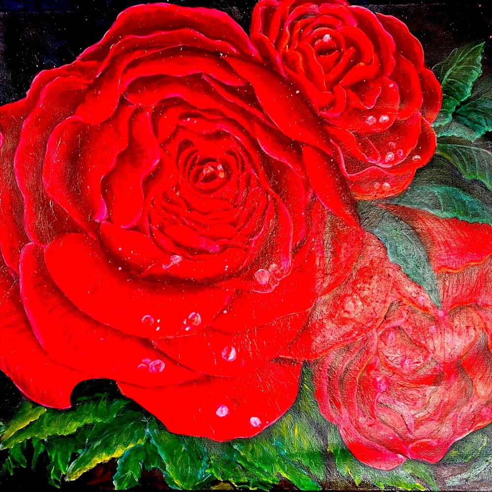 Original acrylic painting on canvas, no frame.
